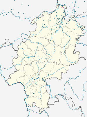 Mapa města Wesertal se značkami pro každého podporovatele 